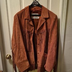 Lariat Leather Jacket in Rich Brown